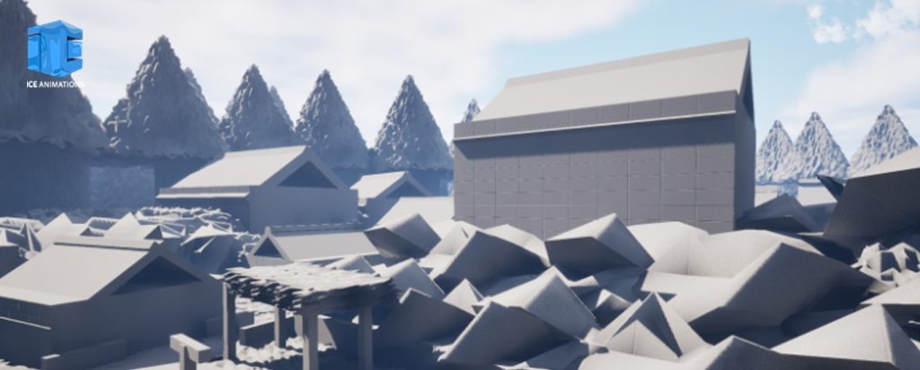 Designing the village layout through 3D Animations 